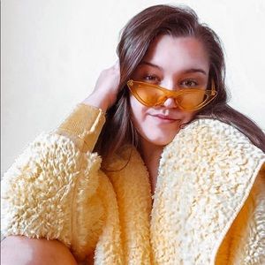 Yellow Cat Eye Sunglasses